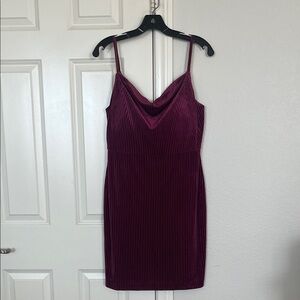 Morgan & Co. Rich Purple Mini Dress